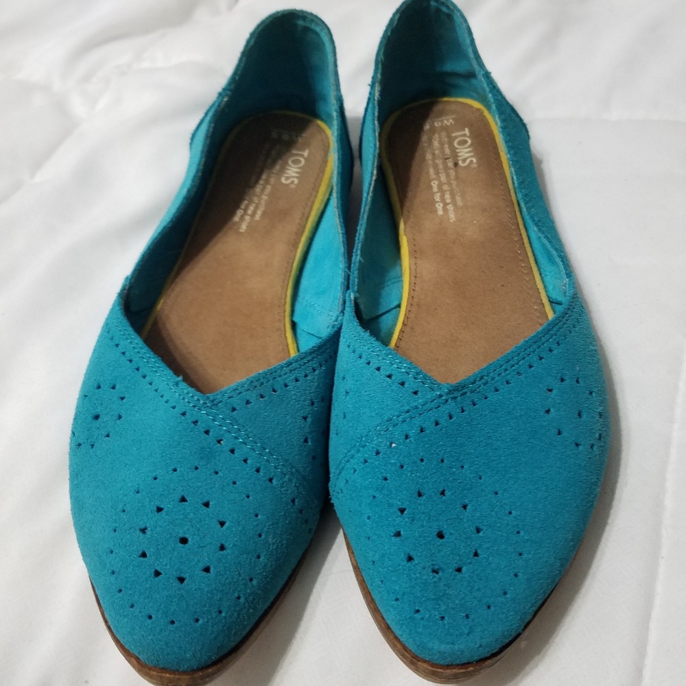 Blue Toms Flats